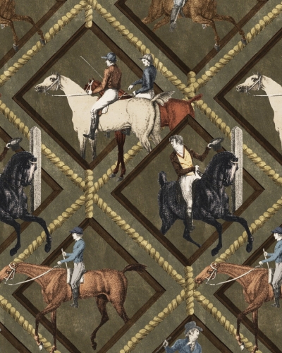Tapeta MINDTHEGAP THE DERBY GYMKHANA Grey WP20639