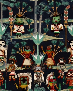Tapeta MINDTHEGAP THE CURATOR'S CABINET HOPI SPIRIT Anthracite WP20649