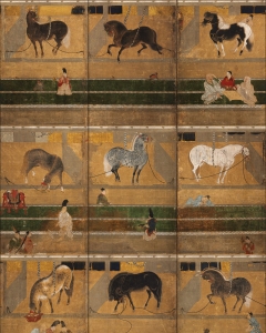 Tapeta MINDTHEGAP THE CURATOR'S CABINET HORSE STABLE WP20650