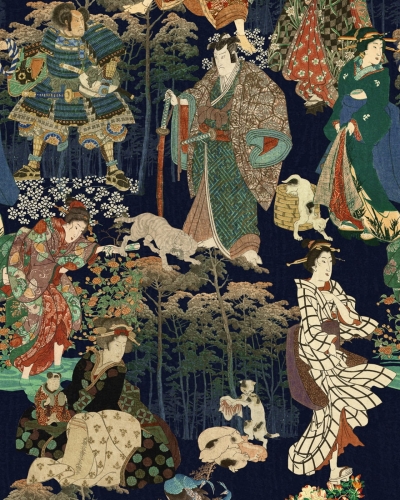 Tapeta-MINDTHEGAP-THE-CURATOR'S-CABINET-SAMURAI-AND-GEISHA-WP20653-2.jpg