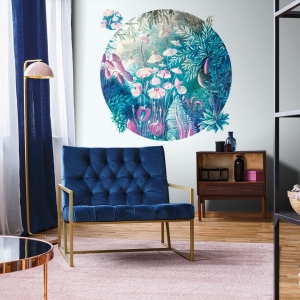 Wall Art Dots Fairytale Blue
