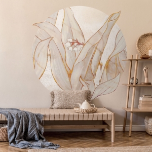 Tapeta w kole Wall Art Lirio