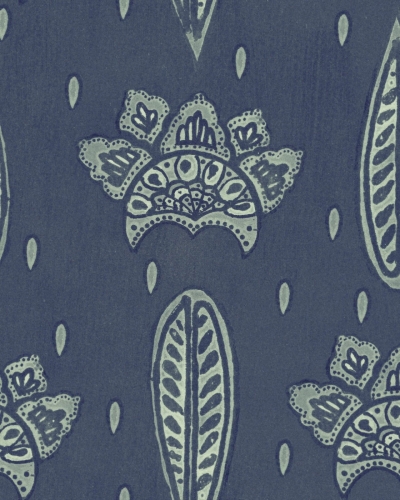 Tapeta MINDTHEGAP WOODSTOCK LIFESTYLE COLLECTION BETHEL BATIK Cobalt WP30076