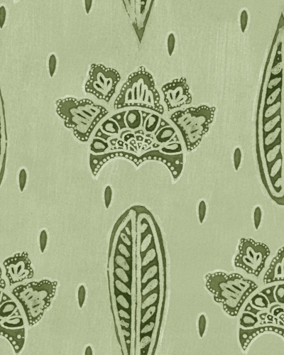 Tapeta MINDTHEGAP WOODSTOCK LIFESTYLE COLLECTION BETHEL BATIK Smoke Green WP30077