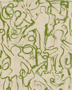 Tapeta MINDTHEGAP WOODSTOCK LIFESTYLE COLLECTION ON THE STAGE Greenery WP30091