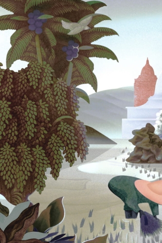 Tapeta dekoracyjna Arte Decors&Panoramiques Hills Of Sapa A97591