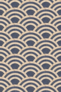 Tapeta Arte Moooi Tokyo Blue Lucky O's AMO3043