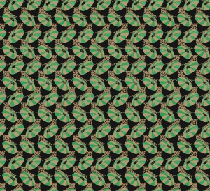Tapeta dekoracyjna Khroma Folies Cecilia Emerald FOL001