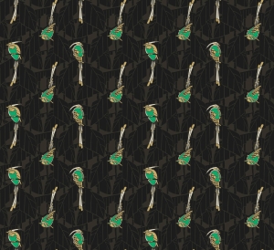 Tapeta dekoracyjna Khroma Folies Kardinal Emerald FOL601