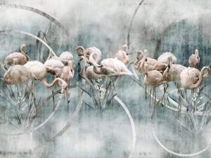 Grafika WallCraft Flamingo 665 31 2202