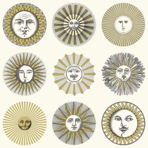 Tapeta dekoracyjna Cole&Son Fornasetti Senzo Tempo II Soli 123/1002