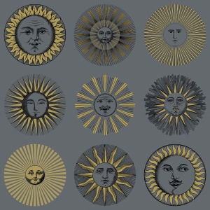 Tapeta dekoracyjna Cole&Son Fornasetti Senzo Tempo II Soli 123/1004