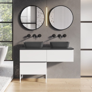 UMYWALKA ELITA RENI 46x33 BLAT, CERAM ANTHRACITE MATT