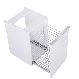 KOMODA ELITA LOOK 40 Z KOSZEM CARGO WHITE HG