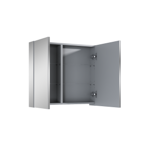 SZAFKA WISZĄCA ELITA Z LUSTREM BASIC 70 2D