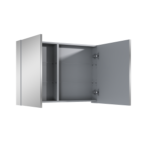 SZAFKA WISZĄCA ELITA Z LUSTREM BASIC 90 2D