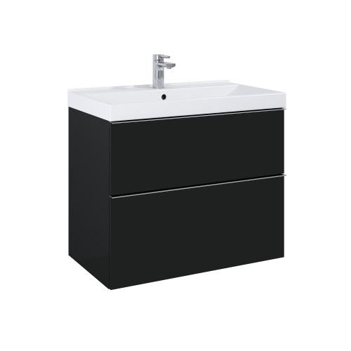SZAFKA ELITA LOOK 80 2S BLACK MATT