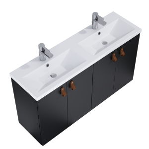 SZAFKA ELITA KIDO 60 2D BLACK MATT