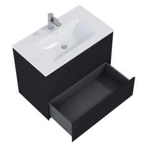 SZAFKA ELITA SPLIT 80 2S BLACK MATT