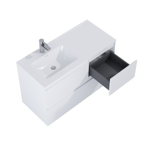 SZAFKA ELITA SPLIT 100 3S L WHITE MATT