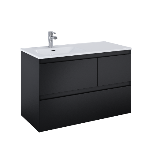 SZAFKA ELITA SPLIT 100 3S L BLACK MATT