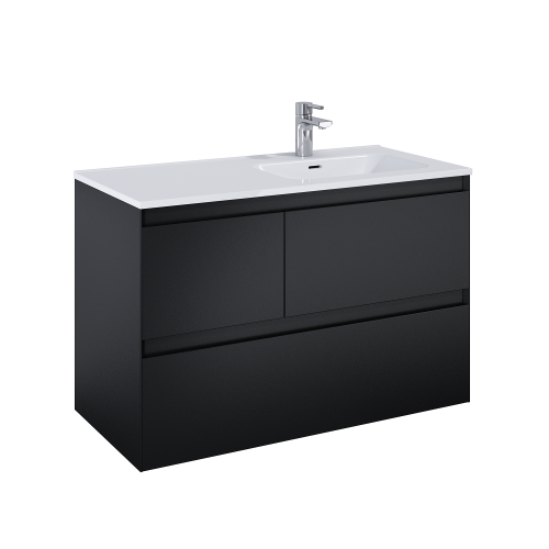 SZAFKA ELITA SPLIT 100 3S P BLACK MATT