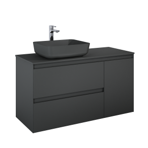 SZAFKA ELITA SPLIT 120 (80 2S L + KOSZ CARGO P) ANTHRACITE MATT