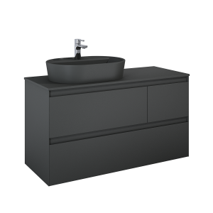 SZAFKA ELITA SPLIT 120 3S L  ANTHRACITE MATT