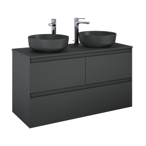 SZAFKA ELITA SPLIT 120 3S ANTHRACITE MATT