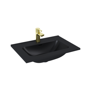 Umywalka ELITA SKAPPA 60 ceram black matt