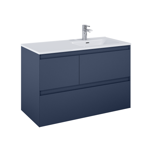 SZAFKA ELITA SPLIT 100 3S P NAVY BLUE MATT