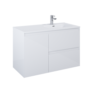 SZAFKA ELITA SPLIT 100 (60 2S P + KOSZ CARGO L) WHITE HG