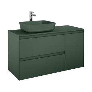 SZAFKA ELITA SPLIT 120 (80 2S L + KOSZ CARGO P) FOREST GREEN MATT