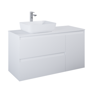 SZAFKA ELITA SPLIT 120 (80 2S L + KOSZ CARGO P) WHITE HG