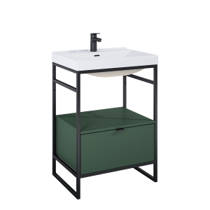 SZAFKA ELITA INDUS 60 1S FOREST GREEN MATT DO STELAŻA