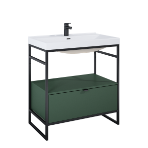 SZAFKA ELITA INDUS 80 1S FOREST GREEN MATT DO STELAŻA