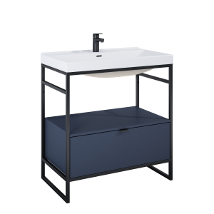 SZAFKA ELITA INDUS 80 1S NAVY BLUE MATT DO STELAŻA