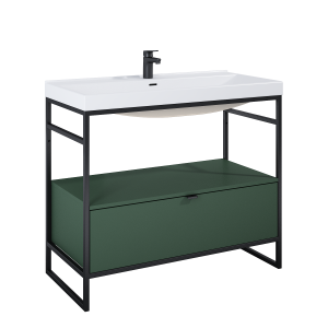 SZAFKA ELITA INDUS 100 1S FOREST GREEN MATT DO STELAŻA