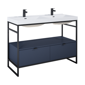 SZAFKA ELITA INDUS 120 2S NAVY BLUE MATT DO STELAŻA