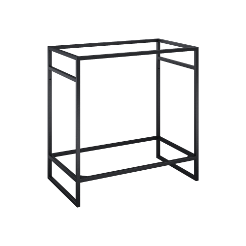 STELAŻ ELITA INDUS BLACK MATT DO SZAFKI 80 1S