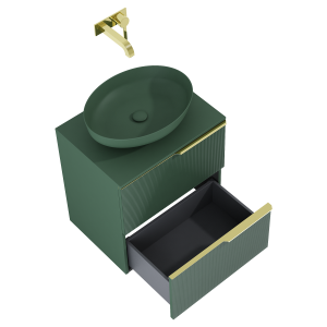 SZAFKA ELITA SOHO 60 2S FOREST GREEN MATT