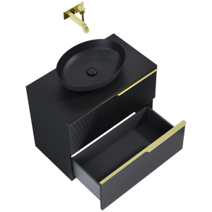 SZAFKA ELITA SOHO 80 2S BLACK MATT