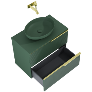 SZAFKA ELITA SOHO 80 2S FOREST GREEN MATT
