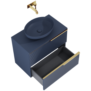 SZAFKA ELITA SOHO 80 2S NAVY BLUE MATT