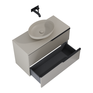SZAFKA ELITA SOHO 100 2S FUME MATT