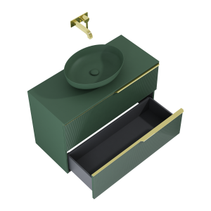 SZAFKA ELITA SOHO 100 2S FOREST GREEN MATT