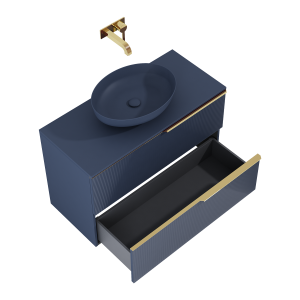 SZAFKA ELITA SOHO 100 2S NAVY BLUE MATT