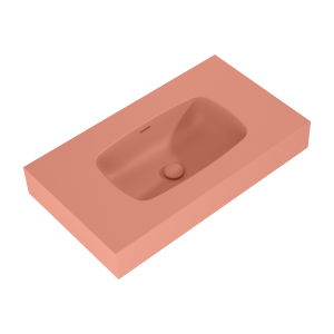 UMYWALKA ELITA DIMPLE 80 ŚCIENNA, MARMUR TERRA PINK MATT