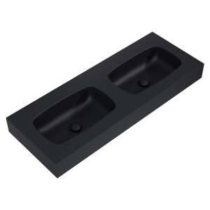 UMYWALKA ELITA DIMPLE 120 DUO ŚCIENNA, MARMUR BLACK MATT