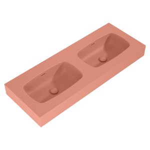 UMYWALKA ELITA DIMPLE 120 DUO ŚCIENNA, MARMUR TERRA PINK MATT